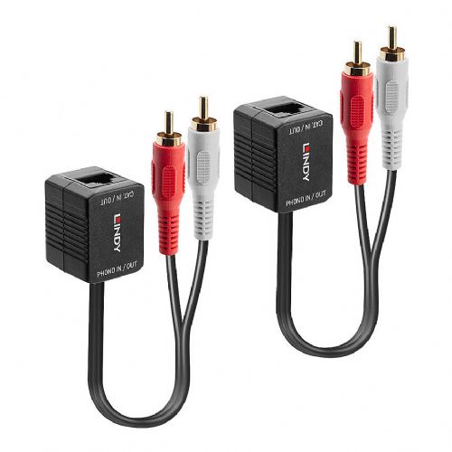 LINDY stereo avdio podaljšek kat. 5/6 500 m 2x RCA