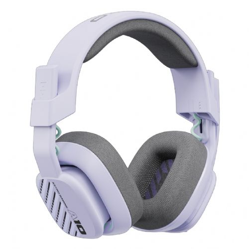 Slušalke Logitech Astro Gaming A10 Gen 2, žične, polne velikosti, 3,5 mm vtičnica, lila