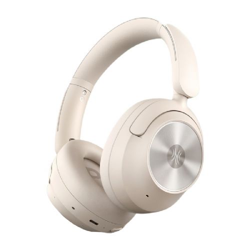 Brezžične slušalke OneOdio A6, hibridni ANC, LDAC, Hi-Res Audio, 75 h baterije, Bluetooth 6.0, bele