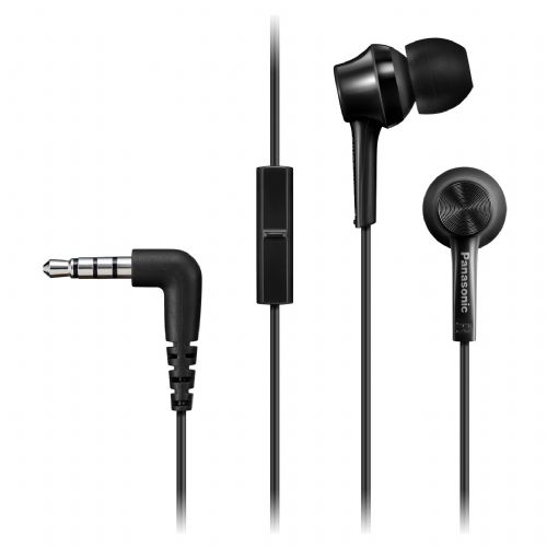 Slušalke Panasonic RP-TCM115E z mikrofonom, črne