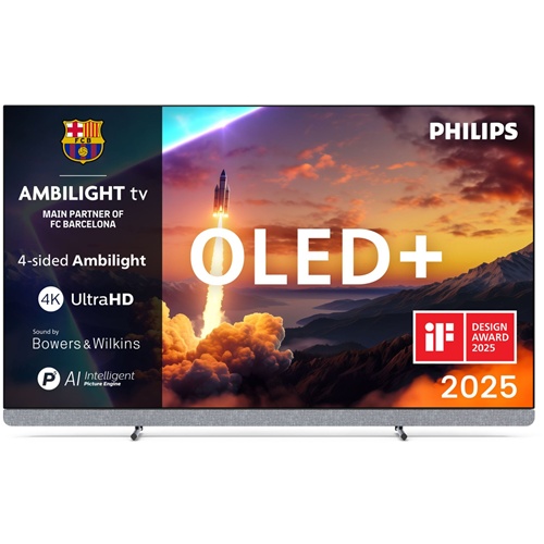 Televizor Philips 65OLED910/12, 164 cm (65″), 4K OLED META 3, 120 Hz, Ambilight, Bowers & Wilkins zvok, Google TV