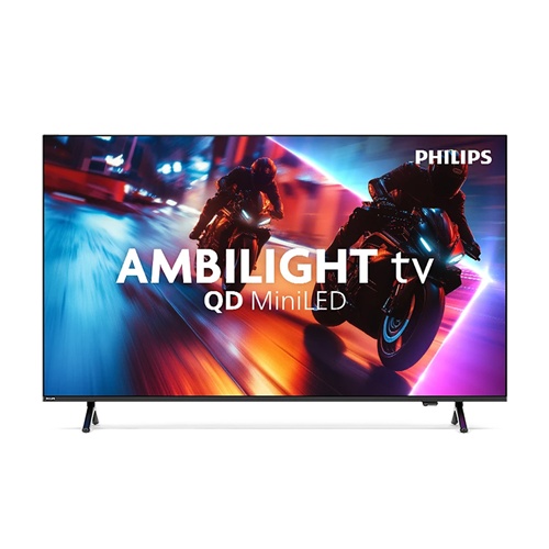 Televizor PHILIPS 85MLED910/12, 215 cm (85"), 4K QD Mini LED, 144 Hz, Ambilight, HDMI 2.1