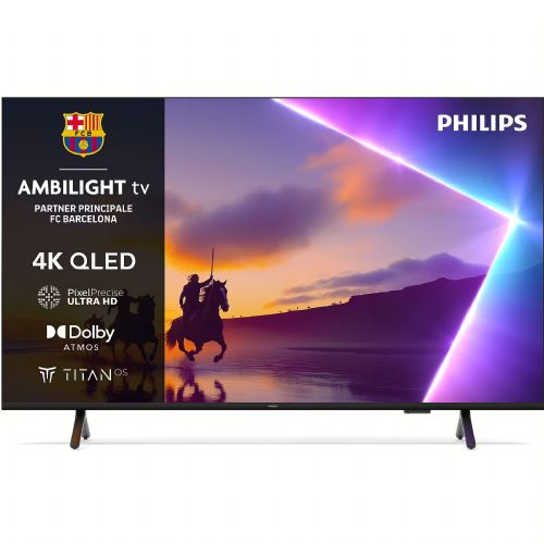 Televizor Philips 50PUS8510/12, 127 cm (50″), 4K QLED, Ambilight, Dolby Atmos, Titan OS, 60 Hz