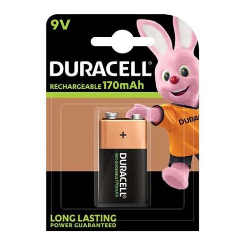 Polnilna baterija Duracell 9V 170mAh (E-blok (9-voltni blok))