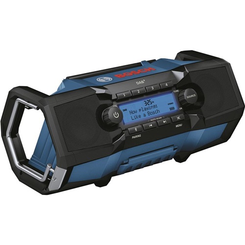 Radio za gradbišče Bosch GPB 18V-2 SC Professional, Bluetooth, AUX, IP54, modra/črna