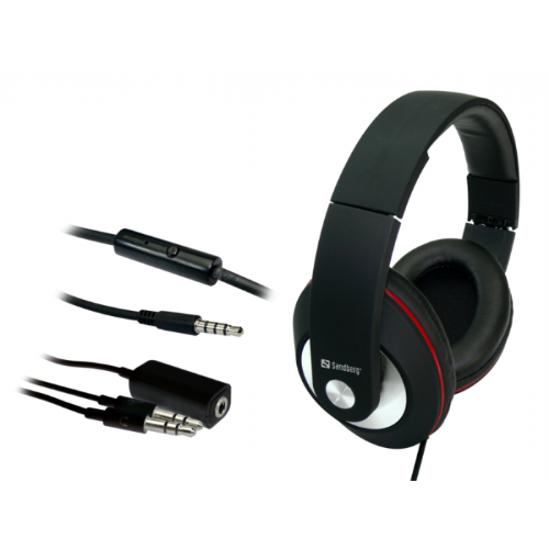 Naglavne slušalke Sandberg Play'n Go Headset - črne 