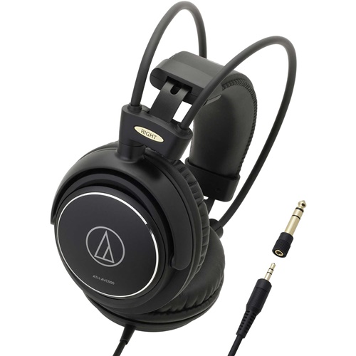 Slušalke Audio Technica ATH-AVC500, črna