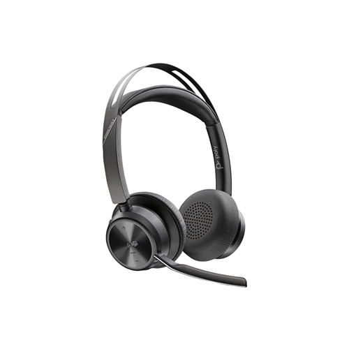 Slušalke HP Poly Voyager Focus 2 USB-C, MS, adapter USB C/A, črna