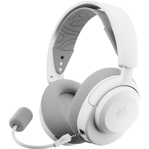Slušalke Steelseries Arctis Nova 3PW brezžične, bela, mikrofon, nad glavo, dolžina kabla 3 m