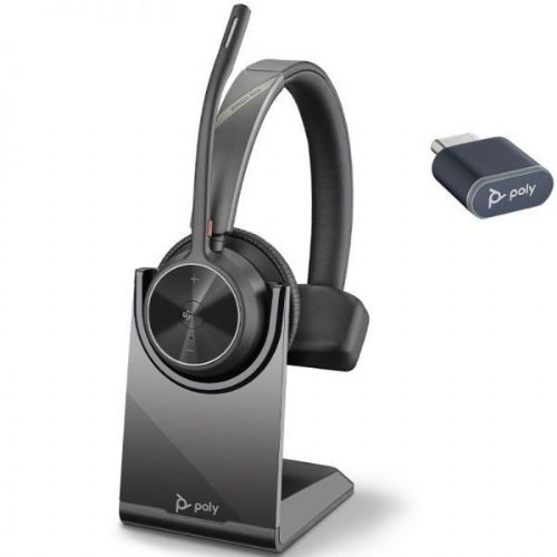 Slušalke HP Poly Voyager 4310 Mono Bluetooth USB-C Microsoft Teams črne