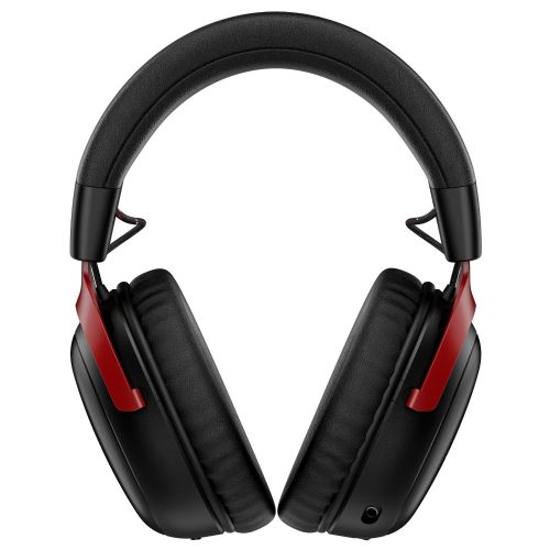 Slušalke HyperX Cloud III S Wireless, brezžične, Bluetooth 5.3, 120 ur baterije, DTS Headphone:X, snemljiv mikrofon, rdeče-črne