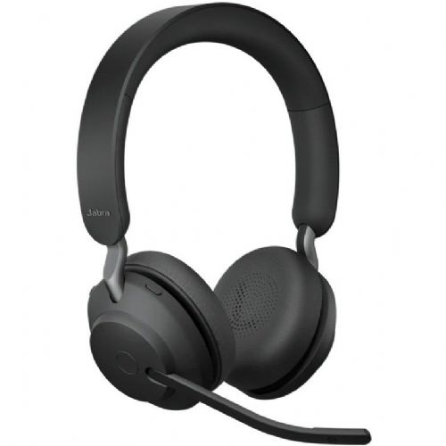 Slušalke Jabra Evolve2 65, Microsoft Teams, USB-C, polnilna postaja, črna