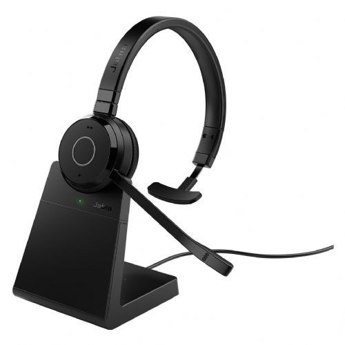 Slušalke Jabra Evolve 65 TE Mono brezžične, Bluetooth, do 14 ur, USB-A, certifikat za Microsoft Teams