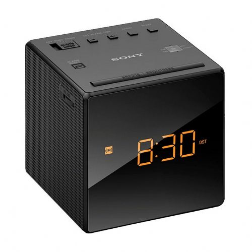 Radio ura Sony ICF-C1B črna, LED zaslon, AM/FM sprejemnik, budilka, funkcija dremeža