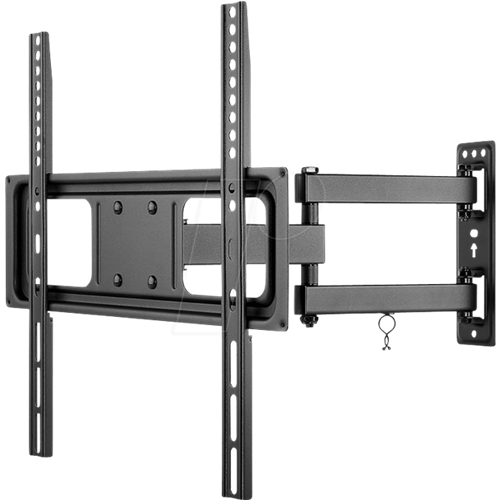 Stenski nosilec za TV Goobay Basic FULLMOTION (M) (črn, za televizorje 81 - 140 cm (32" - 55&")