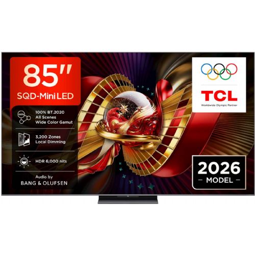 Televizor TCL 85C8L 215 cm (85") Mini LED 85", 4K, 144 Hz, Bang & Olufsen zvok, Google TV