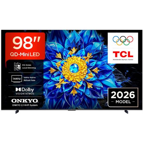 Televizor TCL 98P8L QD-Mini LED, 4K, 144 Hz, Dolby Vision, Google TV