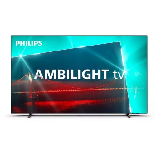 Televizor Philips 55OLED718/12, 140 cm (55"), 4K UHD, Android, Ambilight, OLED TV