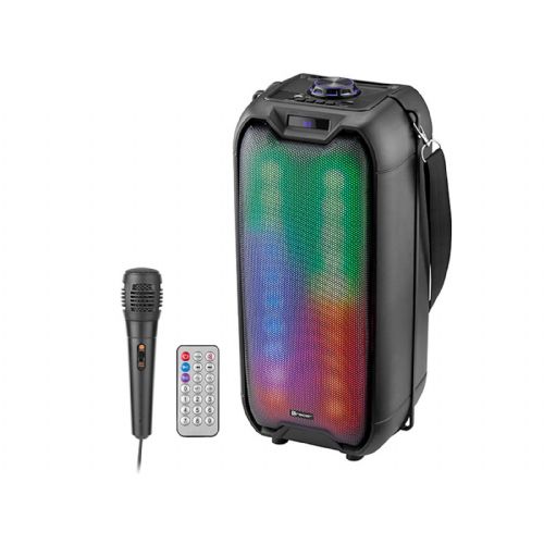 Prenosni zvočnik Tracer Rocket TWS Bluetooth 16W, RGB LED, FM radio, karaoke, priložen mikrofon