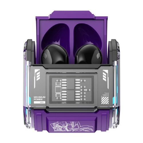 Slušalke TWS Transformers MG-C03 (vijolične)