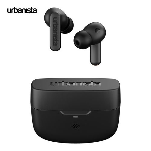 URBANISTA ATLANTA brezžične slušalke, Bluetooth® 5.2, TWS, ANC, do 34 ur predvajanja, upravljanje na dotik, IPX4 vodoodpornost, USB Type-C, črne (Midnight Black)