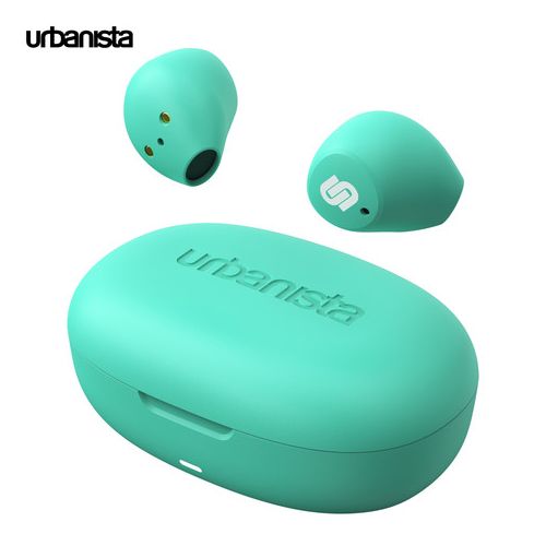 URBANISTA LISBON brezžične slušalke, Bluetooth 5.2, TWS, do 27 ur predvajanja, zelene (Mint Green)