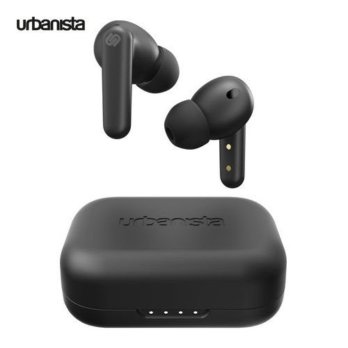 URBANISTA LONDON brezžične slušalke s polnilno postajo, Bluetooth, TWS, ANC, Midnight Black (črne)