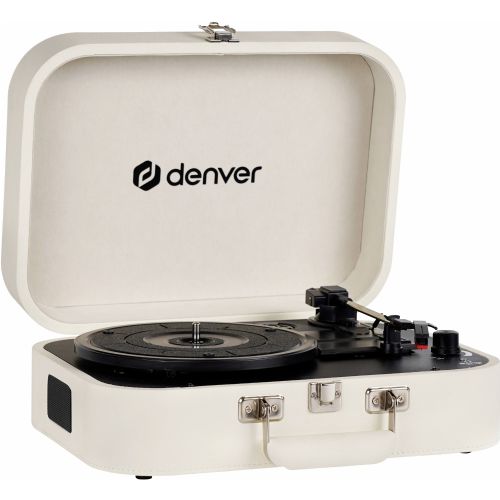Gramofon Denver VPL-130 USB, kremno bel