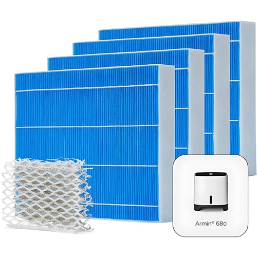 Meaco filter za čiščenje z izhlapevanjem za Armin 680, 4-delni paket + Silvertex (4 kosi, vključno z blazinico za sterilizacijo vode)