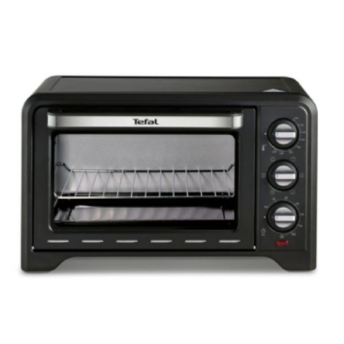 Konvekcijska pečica TEFAL Optimo OF444834, 1380 W, 19 l, črna, retro dizajn
