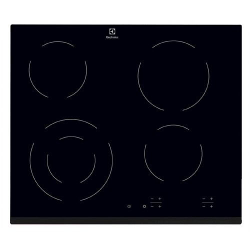 Steklokeramična kuhalna plošča Electrolux EHF6241FOK, 4 kuhališča, črna