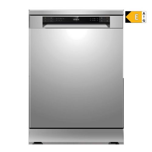 Pomivalni stroj VIVAX DW-601472C X, 14 pogrinjkov, energijski razred E, 47 dB, 7 programov, nerjaveče jeklo