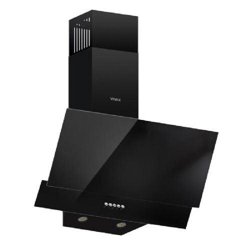 Stenska kuhinjska napa Vivax CHO-60CSD100T GB, 60 cm, 300 m³/h, upravljanje na dotik, črno steklo