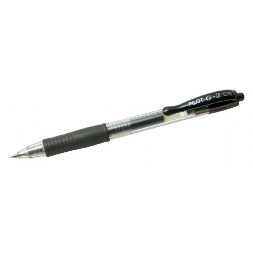 Pilot Gel roler G-2 0,5 črn BL-G2-5 B: 12 kosov