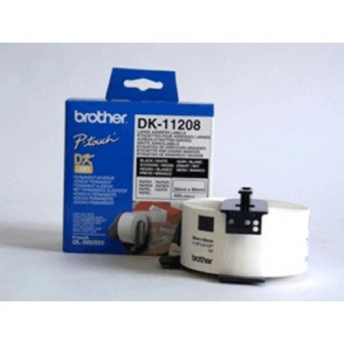 Brother DK11208 Večje nalepke 38x90mm