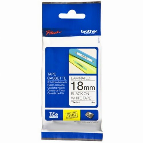 Trak za nalepke Brother TZE-241, laminiran, 18 m