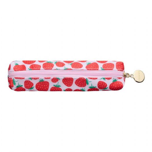 Peresnica Cedon Easy Strawberries, recikliran PET, kompaktna, z zadrgo