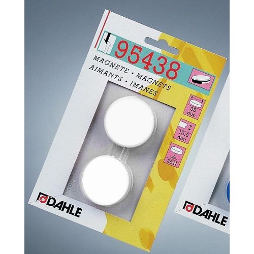Dahle Magnet y38mm bel 2 kosa