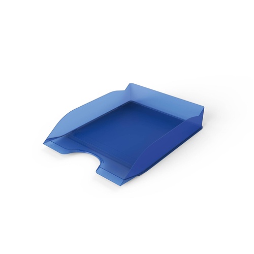 Pisemski odlagalnik Durable BASIC, A4–C4, prosojno moder, 337 × 253 × 63 mm