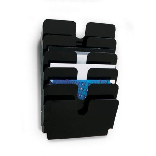 Durable Flexiplus stenski 6 A4 ležeči črn