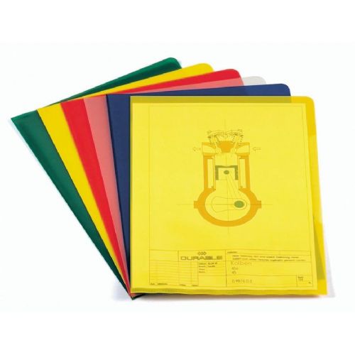 Durable L mapa (2337) modra, mat, PP 0,12mm, 100 kos