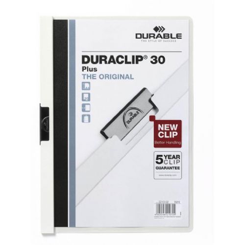Durable Mapa Duraclip Plus (2213) bela