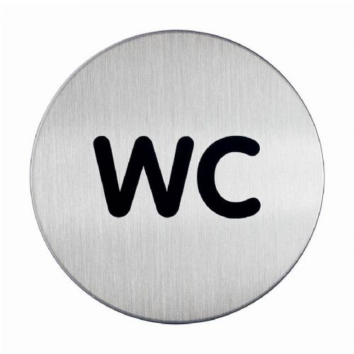 Durable Piktogram - WC, fi 83mm (4907)