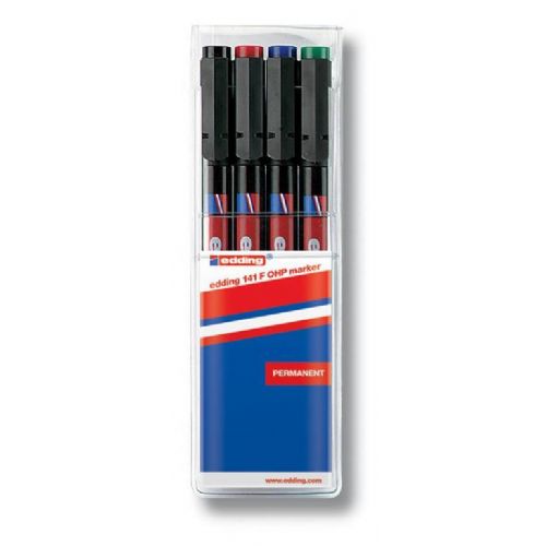 Edding OHP marker E-141, 0,6 mm, set 4