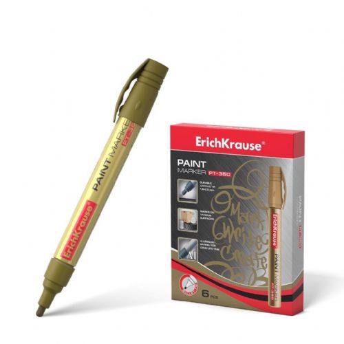 ErichKrause Paint marker PT-350, zlat do odprodaje