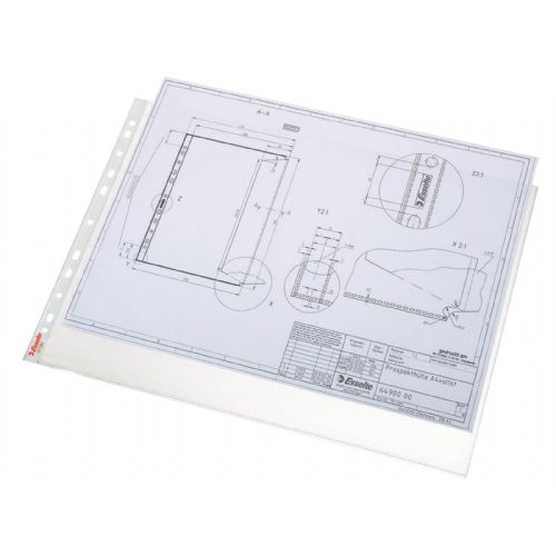 Esselte U mapa PP, 85 mic, A3, 50/1