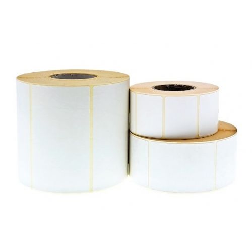 Termo etikete HSM 100 × 100 mm, 400 etiket na kolutu, fi 40
