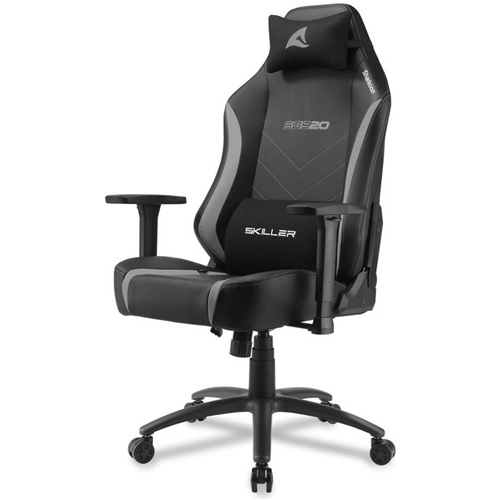 Gaming stol Sharkoon SKILLER SGS20 (črn/siv)
