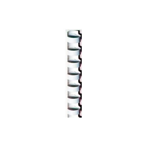 GBC Spirala, pvc, 22 mm, bela, 100kom