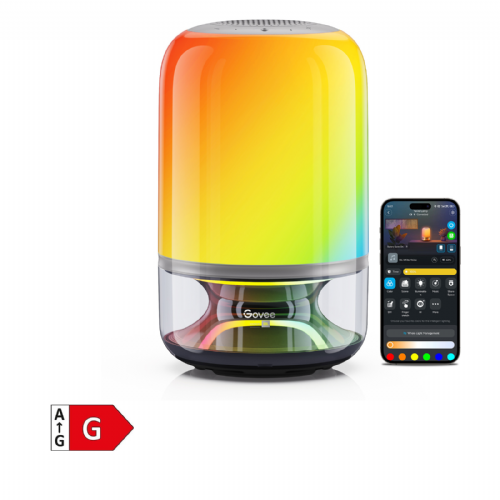 Namizna svetilka Govee RGBICWW Table Lamp 2 Pro, zvočnik Sound by JBL, 210 LED, pametni nadzor